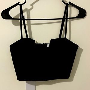 Black Crop Top